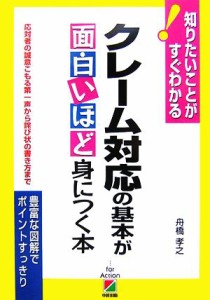  クレーム対応の基本が面白いほど身につく本 知りたいことがすぐわかる！／舟橋孝之