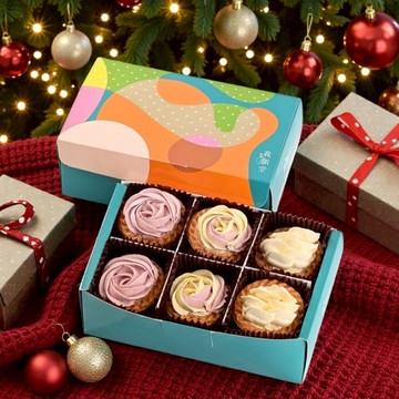 [🎄快速出貨]【我願堂】檸蔓年代 法式造型塔禮盒（6入）聖誕 檸檬塔 天蠍座 生日禮物  推薦