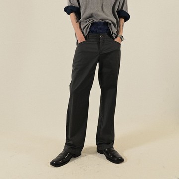 【NaSuBi Vintage】修身輪廓低腰古著長褲