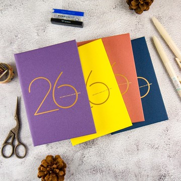 【conifer綠的事務】2026年50K年旅軟背精裝橫式週誌