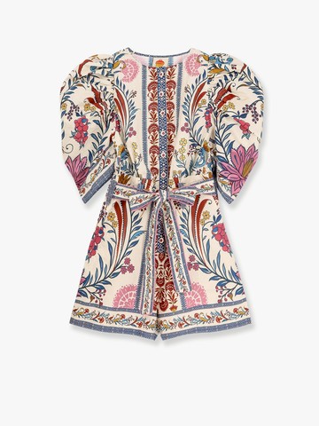 Cotton jumpsuit with floral print - FARM RIO - gender_Woman