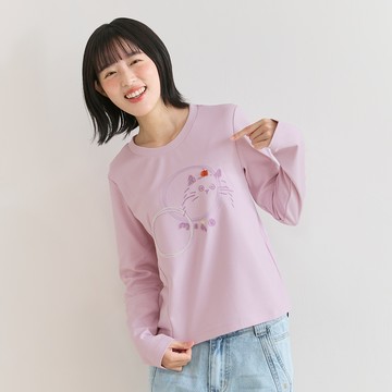 a la sha 設計剪裁miao長袖上衣