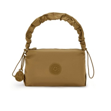 『拉拉包』(網路獨家款)金棕色手提肩背兩用包-ELENI