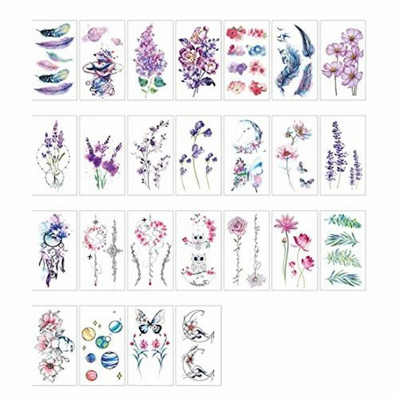 タトゥーシール No 25 刺青シール バタフライ お洒落