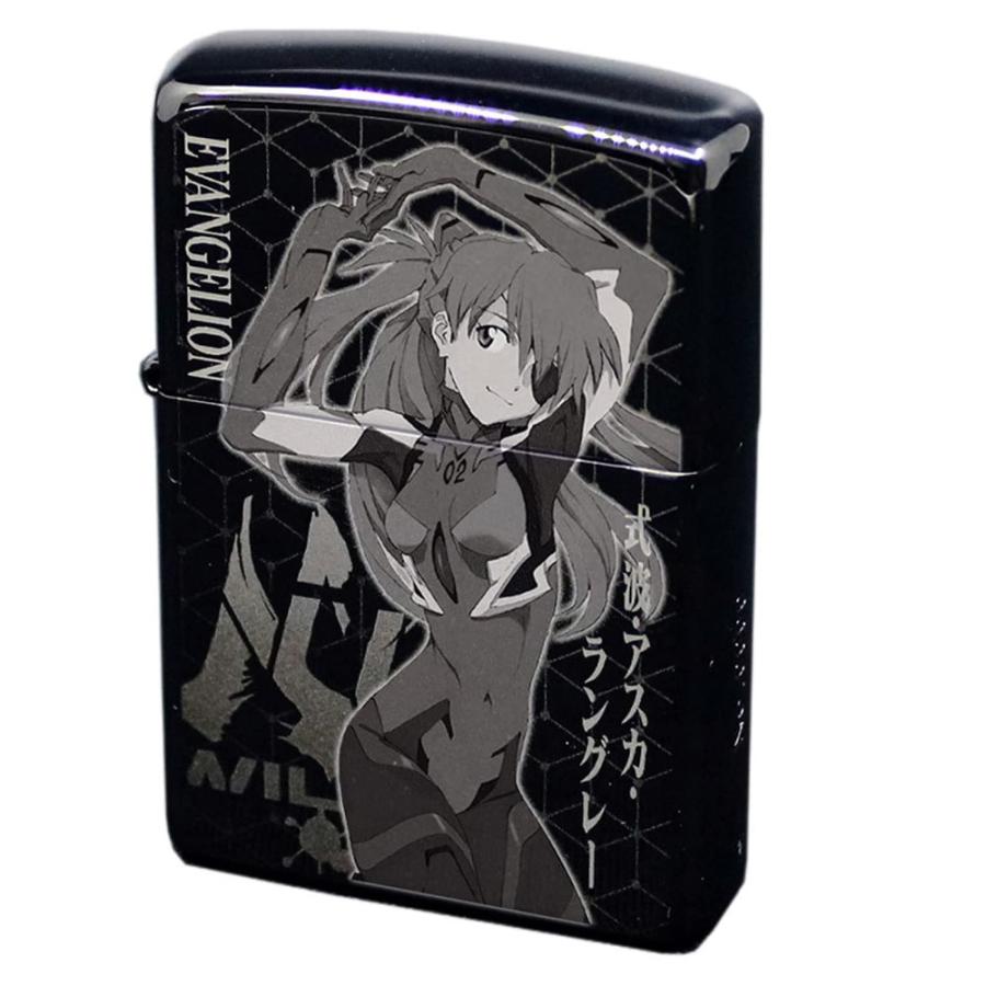 ジッポー エヴァンゲリオン エヴァンゲリヲン 式波・アスカ・ラングレー ver2 ブラックチタンコート/送料無料 通販  LINEポイント最大0.5%GET LINEショッピング