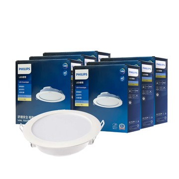 PHILIPS DN030B 嵌燈 LED12/830 14W 燈泡色3000K 6入(TK10)