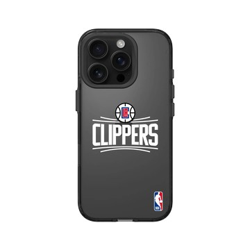 iPhone 16 Pro Clear (相機按鈕) 酷墨灰 - NBA - Logo-洛杉磯快艇 L.A. Clippers - Light