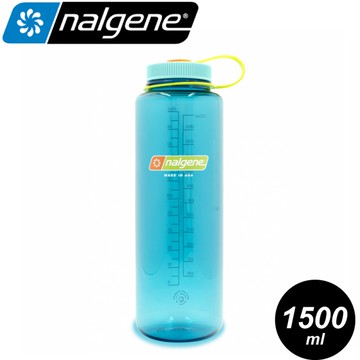 【Nalgene 美國 寬嘴水壺 1.5L (Sustain永續系列)《蔚藍》】2020-0748/登山水壺/運動水壺/隨身水壺