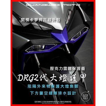 隔日到貨【SKUNY】DRG2 DRG二代 大燈護甲 二代龍 大燈護片 ENDLESS系列 大燈護罩 改裝 【LFM】
