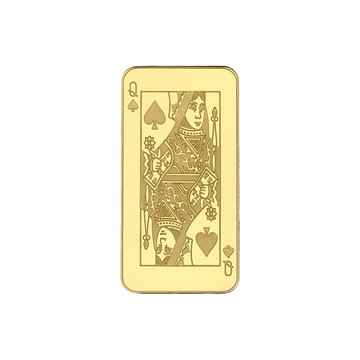 Jove gold 漾金飾 一手好牌黃金條塊_黑桃Q - 壹台錢