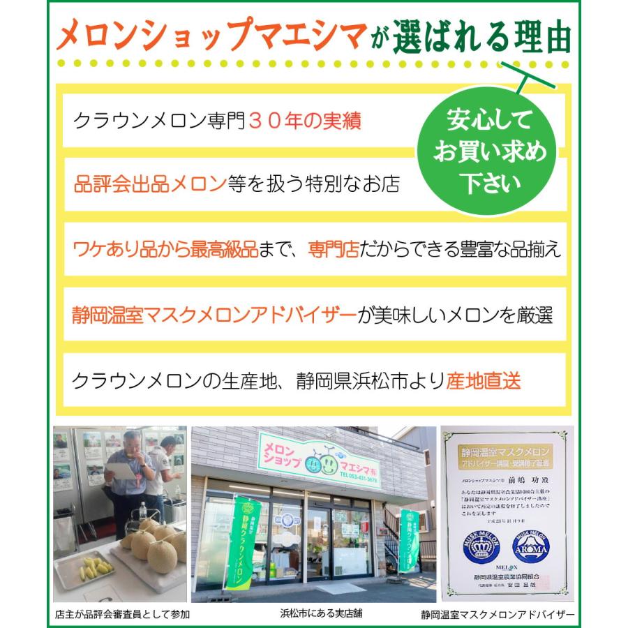 送料無料 産地直送 クラウンメロン 上 山等級 中玉 1.3kg前後 6玉入り 産地直送 静岡クラウンメロン 静岡県産 マスクメロン メロン高級フルーツ ギフト 贈答