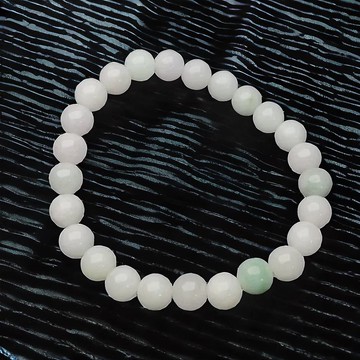 飄綠花翡翠手珠手鍊 | 天然緬甸玉翡翠A貨 | 送禮