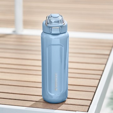 STANLEY 經典系列 彈蓋提環水壺 0.7L / 光澤寧靜藍