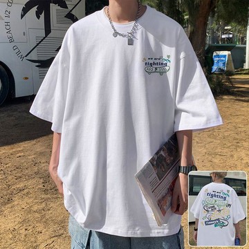 嘻哈短袖 青少年短袖 男裝短袖t恤男裝 夏天短袖 夏季上衣 大尺碼短袖 寬鬆短袖 高街上衣 美式短袖 純棉短袖 重磅上衣