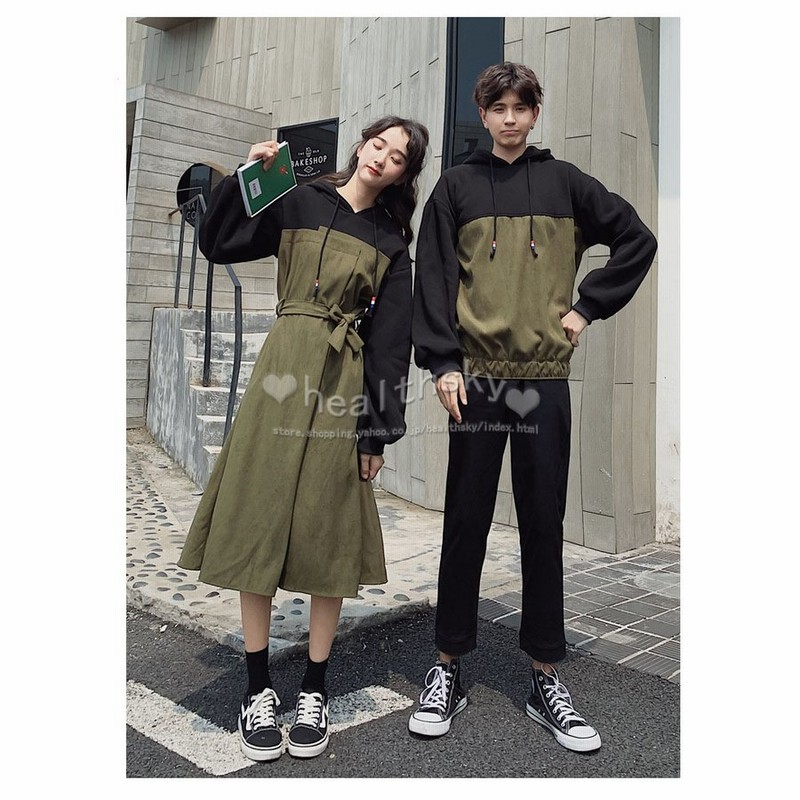 22春秋ペアルック カップル お揃い 上着メンズ レディース パーカー ワンピース プレゼント スウェット ペア 人気 服 春 秋 レディース おしゃれ 通販 Lineポイント最大0 5 Get Lineショッピング