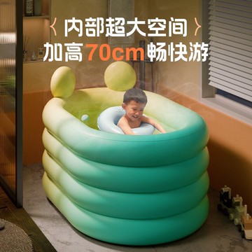 【免運/可開票】 游泳池 游泳桶 充氣遊泳池 寶寶嬰兒游泳桶兒童家用加厚折疊充氣游泳池農村6到12歲水池玩具