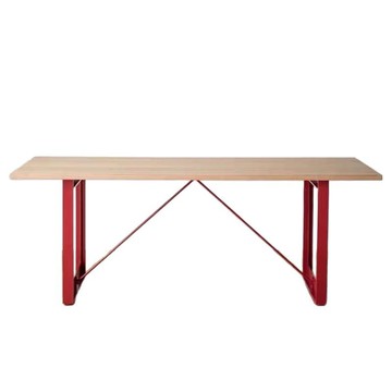 實木多層海洋板辦公桌子設計師書桌會議大板桌長條桌電腦架工作臺[DD030109]