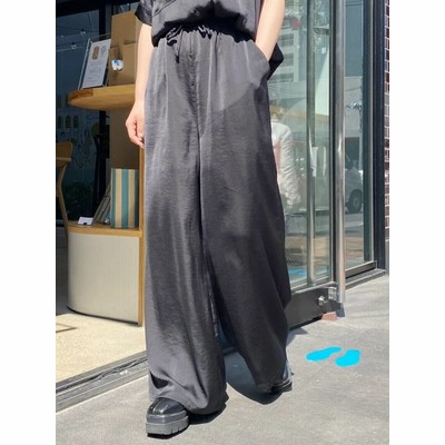 公式 Evris エヴリス サテンワイドイージーパンツ セットアップ着用可能 通販 Lineポイント最大get Lineショッピング