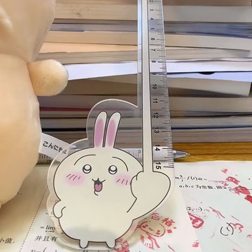 ✨限時秒殺☜桃園出貨✨小紅書同款烏薩奇小八直尺搞怪動漫周邊學生文具用品高顏值尺子