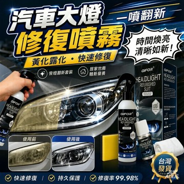 💥現貨破價💥車燈修復液 大燈修復液 大燈還原劑 汽車大燈霧化還原劑 車燈翻新 燈殼老化 泛黃 車燈拋光