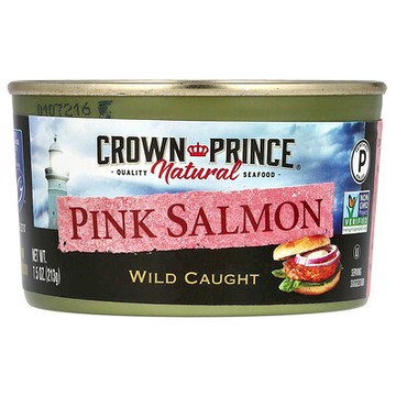 Crown Prince Natural, 阿拉斯加桃紅色三文魚, 7.5 oz (213 g)
