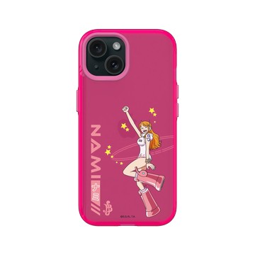 iPhone 15 Clear 粉漾桃 - 航海王 One Piece - 未來島蛋頭篇 - 娜美