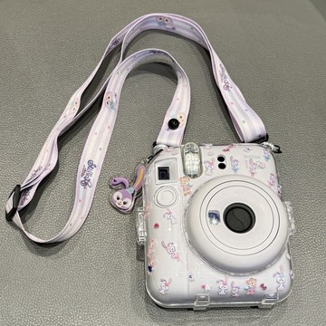 拍立得周邊 相機保護殼 相機殼 透明相機殼 【mini12透明外殼】instax水晶殼SE拍立得硬殼相機保護殼殼子鏈條