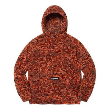 Supreme x Polartec Hooded Sweatshirt 'Orange Black'