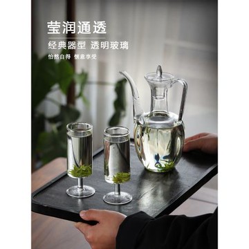仿宋手執壺泡綠茶專用泡茶器茶具套裝煮茶壺透明玻璃家用燒水壺