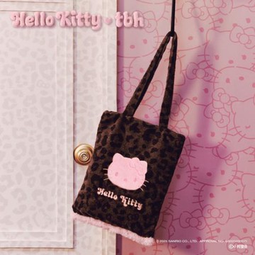 tbh野獸派家居三麗鷗Hello Kitty毛絨托特包便攜單肩包通勤包女