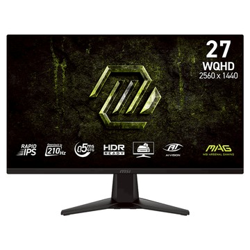msi 微星 WQHD 27型電競螢幕 IPS/2K/HDR400/210Hz/0.5ms  27吋  MAG 275QF E21
