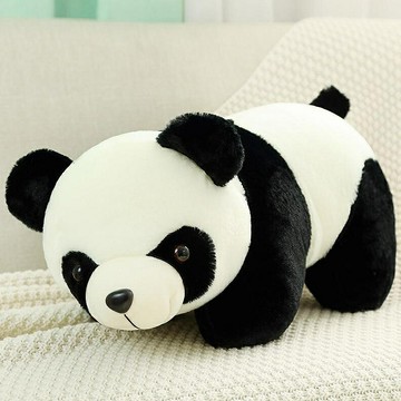 熊貓毛絨玩具公仔趴趴熊玩偶睡覺抱枕布娃娃 生日禮物現貨 玩偶/生日/情人/聖誕禮物/毛絨娃娃/抱枕娃娃