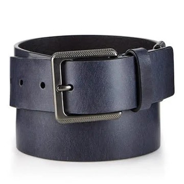 32 【Calvin Klein】2020男時尚精緻扣海軍藍色皮帶【預購】