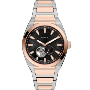 FOSSIL Everett 開芯小鏤空機械錶-42mm ME3277