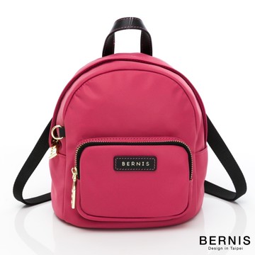 BERNIS 尼龍系列 mini賽斯後背包 粉紅色 多色可選
