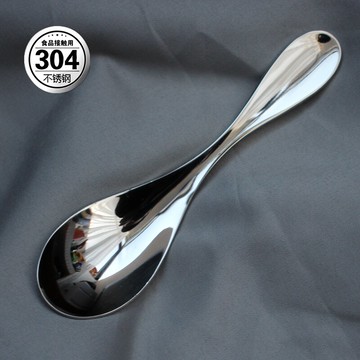 加厚304不銹鋼勺子寶寶湯勺嬰兒輔食勺喂飯勺奶粉調羹成人甜品勺
