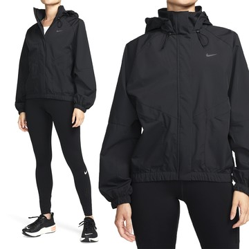 Nike Swift SF JKT 女款 黑色 運動 休閒 寬鬆 口袋 拉鍊 連帽 外套 FB7493-010