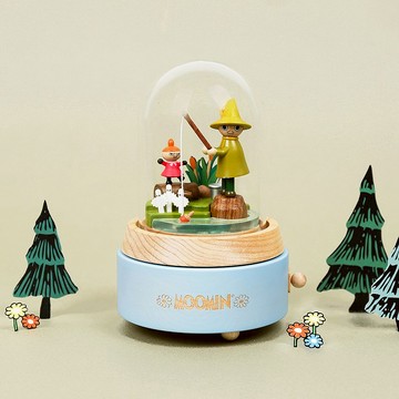 【阿金釣魚】阿金 小不點 溜溜 轉盤音樂盒 | Wooderful life