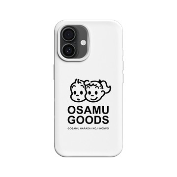 iPhone 16 SolidX 白 - OSAMU GOODS - 經典系列-LOGO