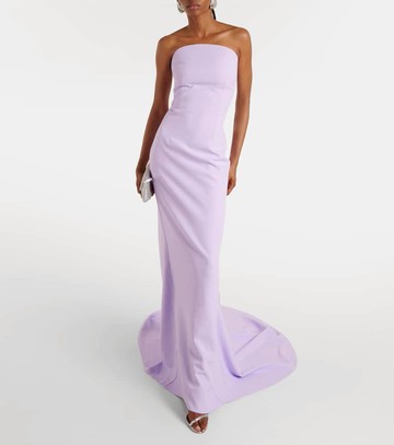 Safiyaa Sofie crêpe gown