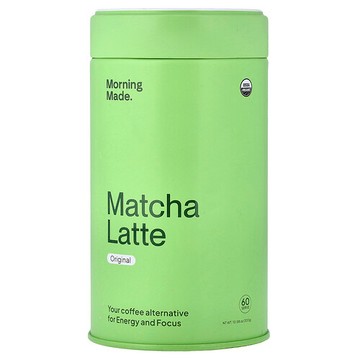 Morning Made, 抹茶拿鐵，原味，10.58 盎司（300 克）