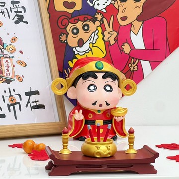 ✨臺灣出貨✨2025請暴富!限定款新年財神小新!潮玩小新新cos系列手辦可愛禮物