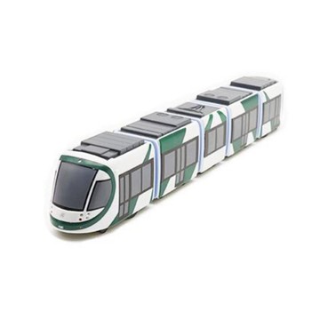 高雄捷運高雄輕軌列車 鐵支路5節迴力小列車 迴力車 火車玩具 壓克力盒裝 QV069T1 TR台灣鐵道