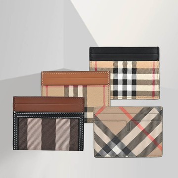 BURBERRY 經典格紋卡片夾(任選)