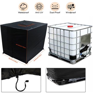亞馬遜跨境IBC噸桶罩1000L水桶罩210D牛津布戶外防水防塵水箱罩