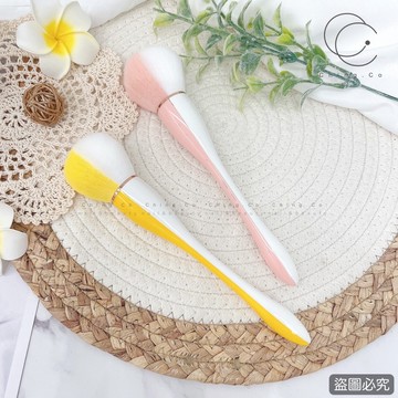 [Ching co store]蝴蝶結雙色粉塵刷 粉美妝刷 化妝刷 腮紅刷 多功能刷 指甲清潔工具刷