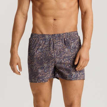 【HANRO】Fancy Woven寬鬆四角男內褲S (經典佩斯利)