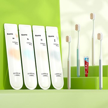 一次性牙刷帶牙膏家用待客獨立包裝軟毛酒店民宿專用旅行套裝台灣出貨