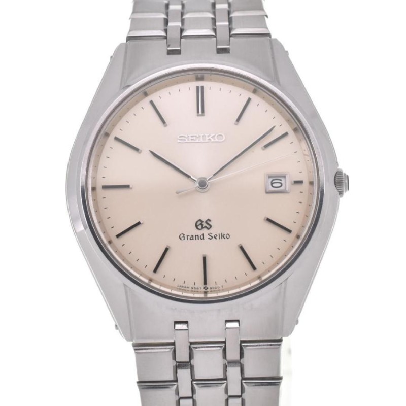 ☆良品【SEIKO】セイコー GS グランドセイコー 9587-8000 デイト ...