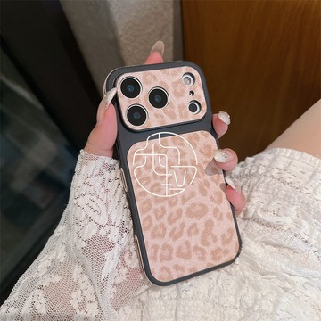 豹紋 大視窗手機殼 膚感磨砂 適用 蘋果 iPhone 17 16 15 潮流 14 時尚 13 pro max 保護殼